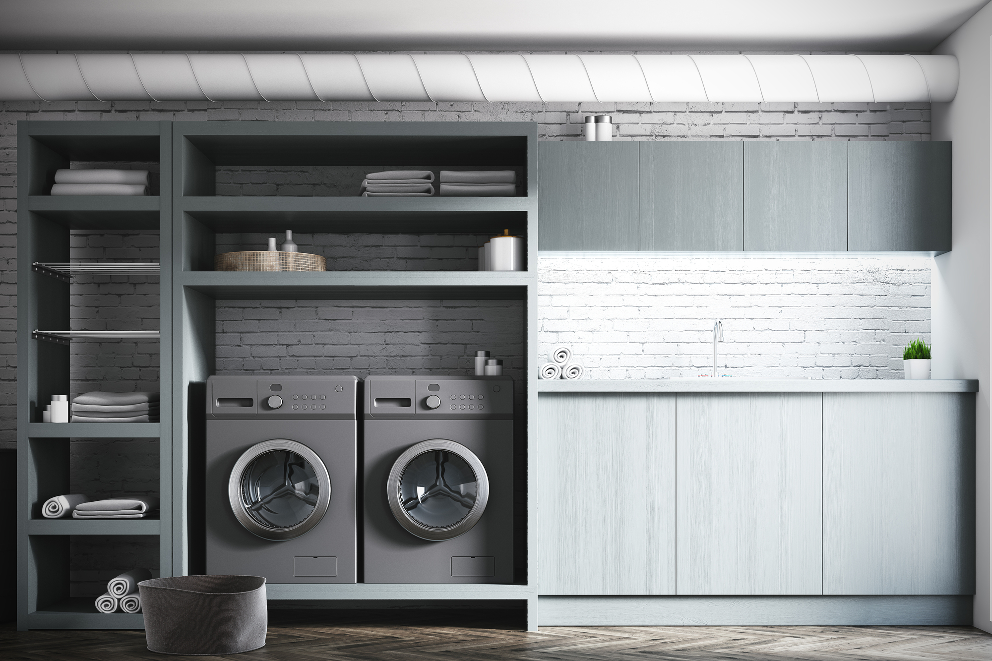 Modern laundry room