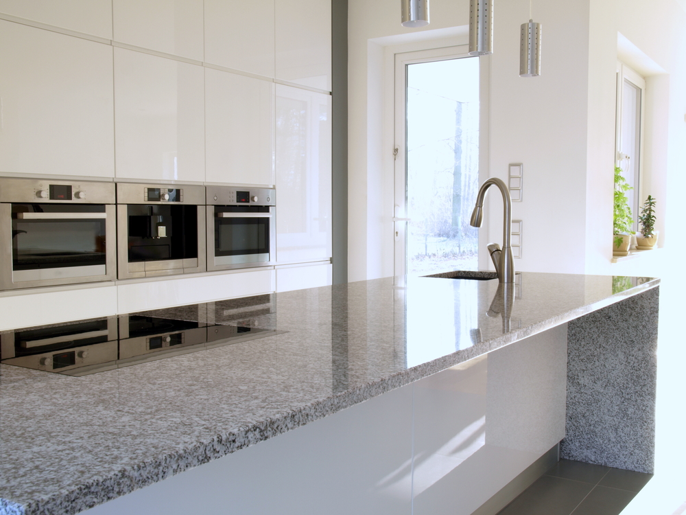 Modern kitchen with countertop 